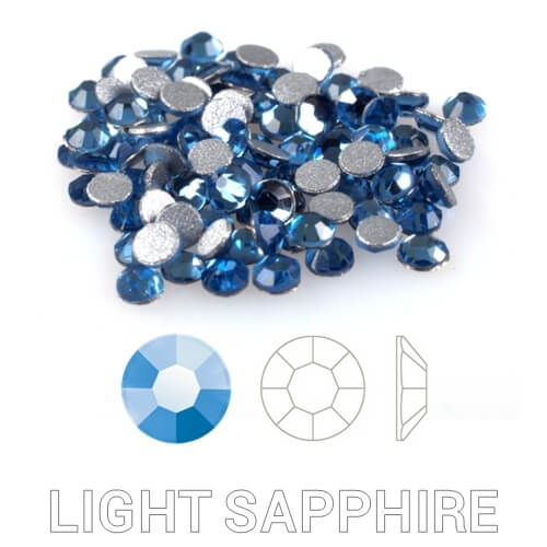 Profinails kristálykõ tégelyben 50 db Light Sapphire s3