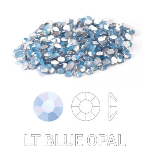Profinails kristálykõ tégelyben 50 db Light Blue Opal s3