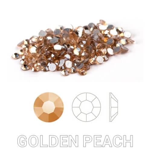 Profinails kristálykõ tégelyben 50 db Golden Peach s3