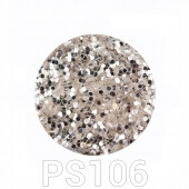 Profinails Pure Silver glitter 3g No.106 (ezüst árnyalat)