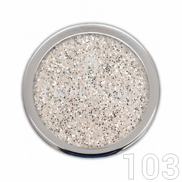 Profinails Pure Silver glitter 3g No.103 (ezüst árnyalat)
