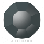Swarovski elements #2000 ss3 Jet Hematite 1440db Fp.