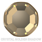 Swarovski elements #2000 ss3 Crystal Golden Shadow 1440db Fp.