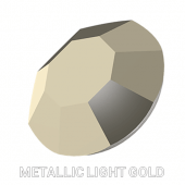 Swarovski elements #2000 ss3 Crystal Metallic Light Gold 1440db Fp.