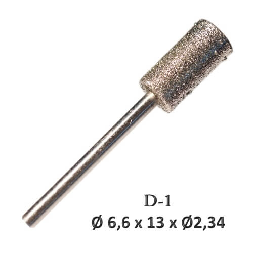 Csiszolófej Diam. D-1 henger 6,6x13 mm
