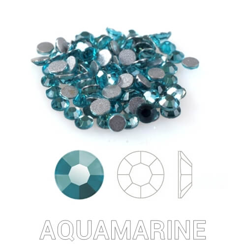 Profinails Crystal Rhinestones in a Jar 100 pcs Aquamarine s3