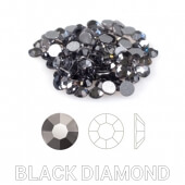 Profinails kristálykõ tégelyben 100 db Black Diamond s4