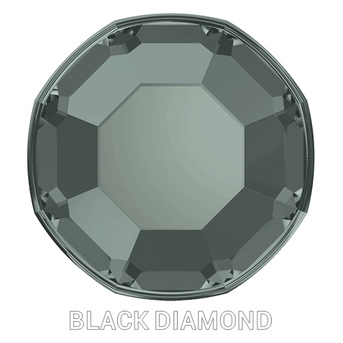 Swarovski elements #2000 ss3 Black Diamond  50db