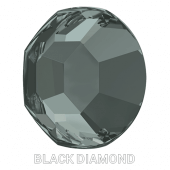 Swarovski elements #2000 ss3 Black Diamond  50db
