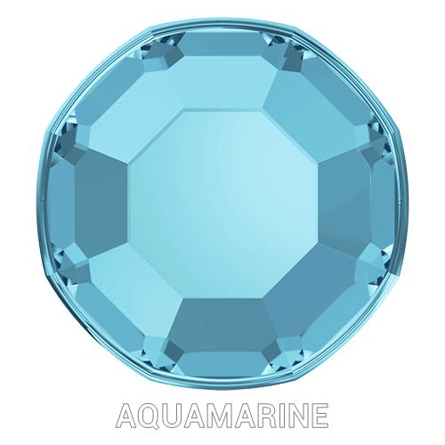 Swarovski elements #2000 ss3 Aquamarine  20db