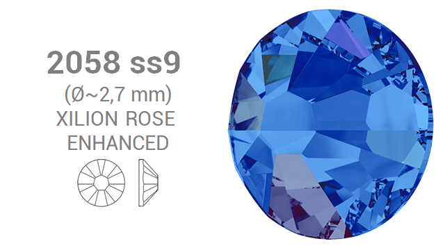 Swarovski Crystals Fb. #2058 ss9
