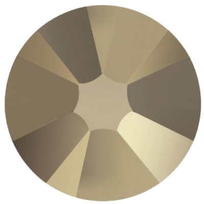 Swarovski elements #2058  ss16 Effects  20db Crystal Metallic Light Gold