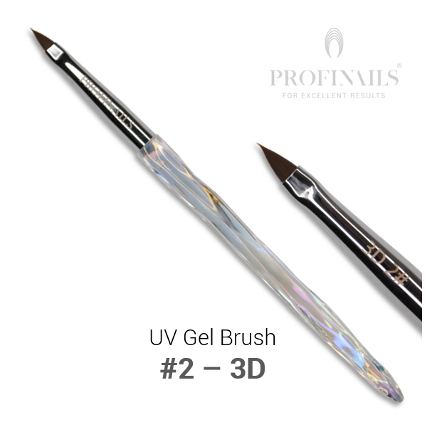 Profinails Aurore Boreale UV Gel Brush #2 3D
