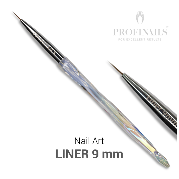 Profinails Aurore Boreale Nail Art díszítõ ecset Liner  9 mm
