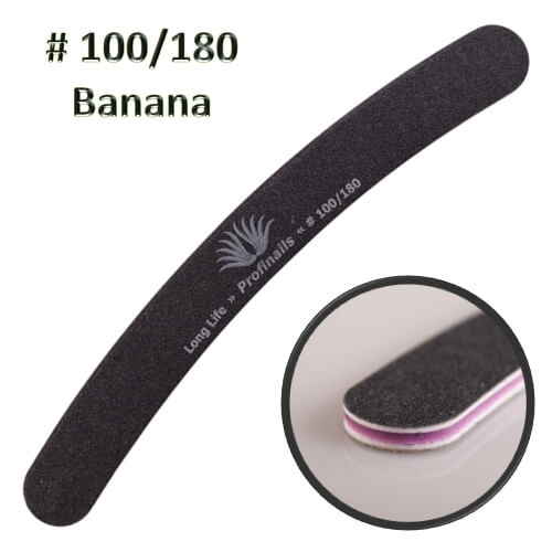 *PN Banán Körömreszelő Fekete 100/180