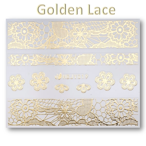 3D Gold Lace matrica No-07-HBJY-019