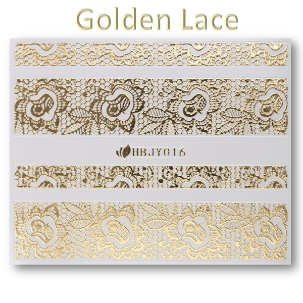 3D Gold Lace matrica No-07-HBJY-016