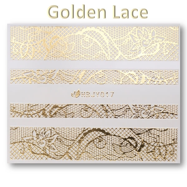 3D Gold Lace matrica No-07-HBJY-017