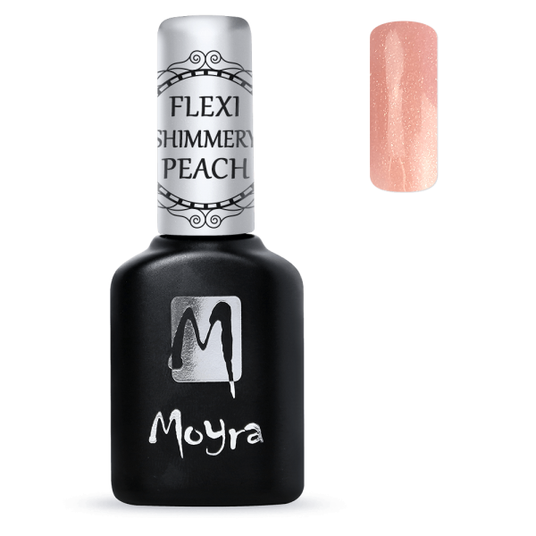 Moyra Lakkzselé  Flexi Base - Shimmery Peach 10ml