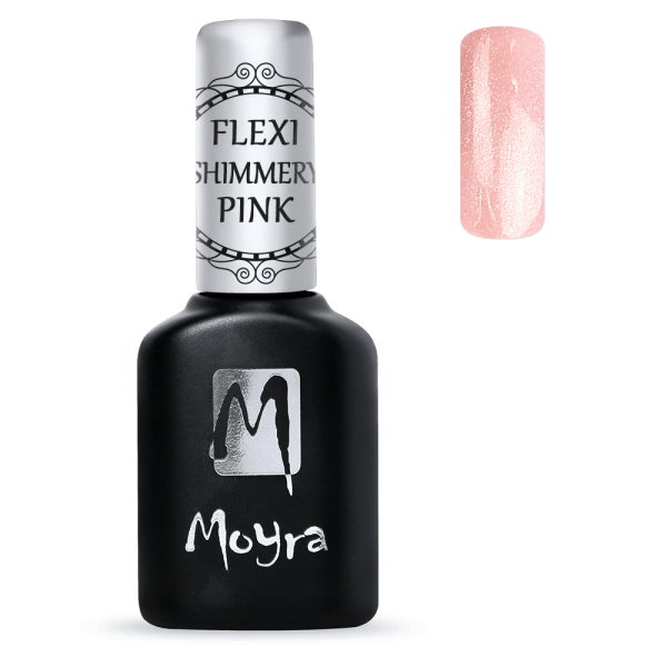Moyra Lakkzselé  Flexi Base - Shimmery Pink 10ml