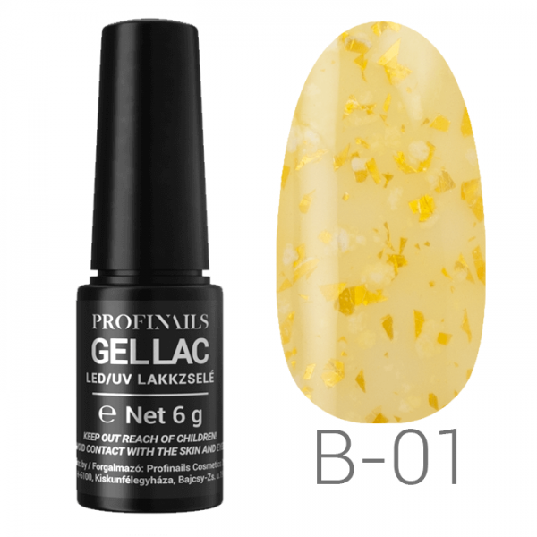 Profinails  Gel Lac LED/UV gel lac 6 g No. B-01 ( Blooming Flower Collection )