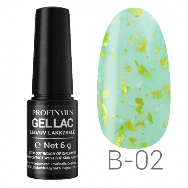 Profinails  Gel Lac LED/UV lac gel 6 g No. B-02 ( Blooming Flower Collection )