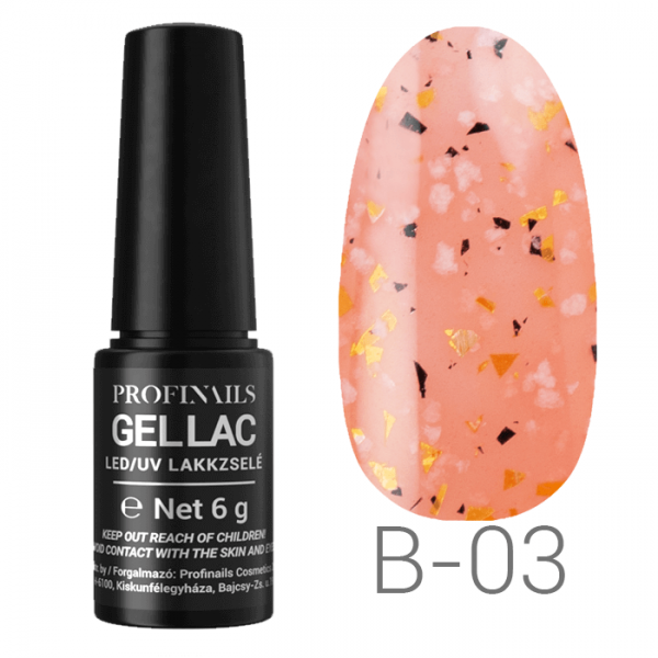 Profinails  Gel Lac LED/UV lac gel 6 g No. B-03 ( Blooming Flower Collection )