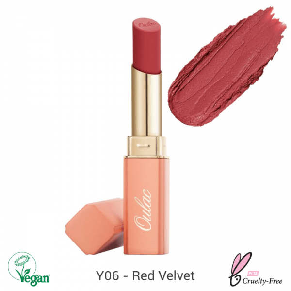 Oulac Velvet Matte Lipstick  3.6g No. Y06