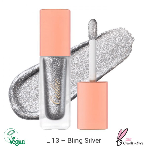 Oulac Liquid Diamond Eyeshadow 5.4g No. L-13 Bling Silver