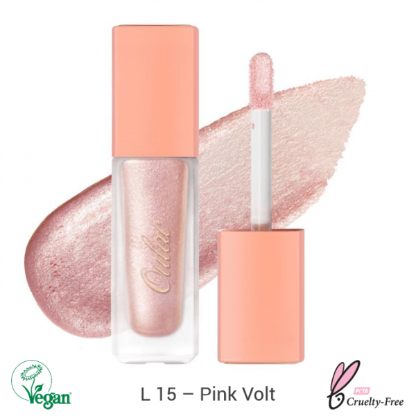 Oulac Liquid Diamond Eyeshadow 5.4g No. L-15 Pink Volt