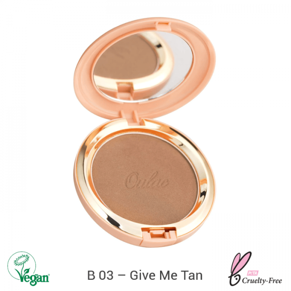 Oulac Sensual Touch Powder Sunkissed Bronzer pirosító 8.5g No. B-03 Give Me Tan