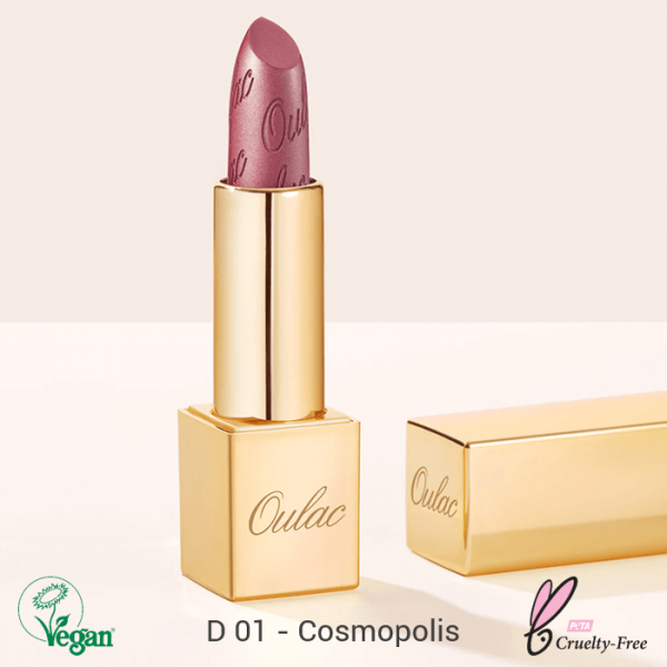 Oulac Metallic Shine Lipstick 4.3g No. D-01 Cosmopolis