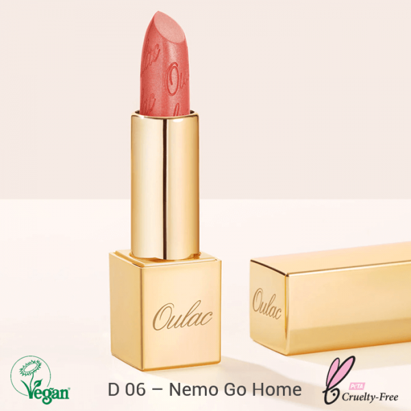 Oulac Metallic Shine Lipstick 4.3g No. D-06 Nemo Go Home