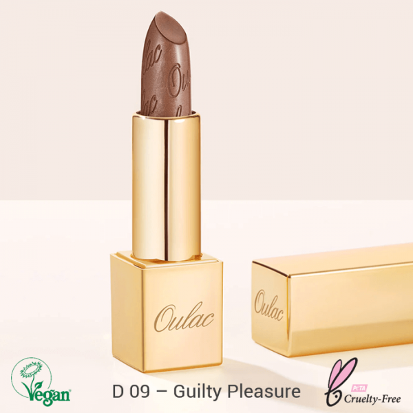 Oulac Metallic Shine Lipstick  4.3g No. D-09 Guilty Pleasure