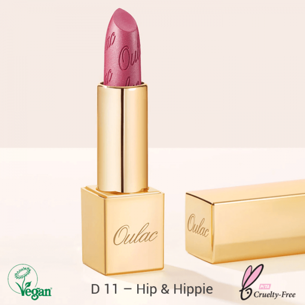 Oulac Metallic Shine Lipstick  4.3g No. D-11 Hip & Hippie