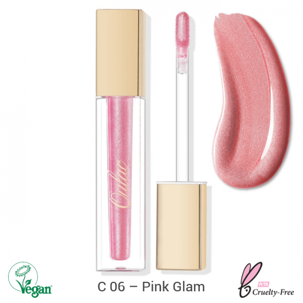 Oulac Crystal Shine lip-gloss  4.5ml No. C06 Pink Glam
