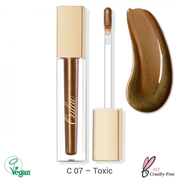 Oulac Crystal Shine lip-gloss 4.5ml No. C07 Bronze/Toxic