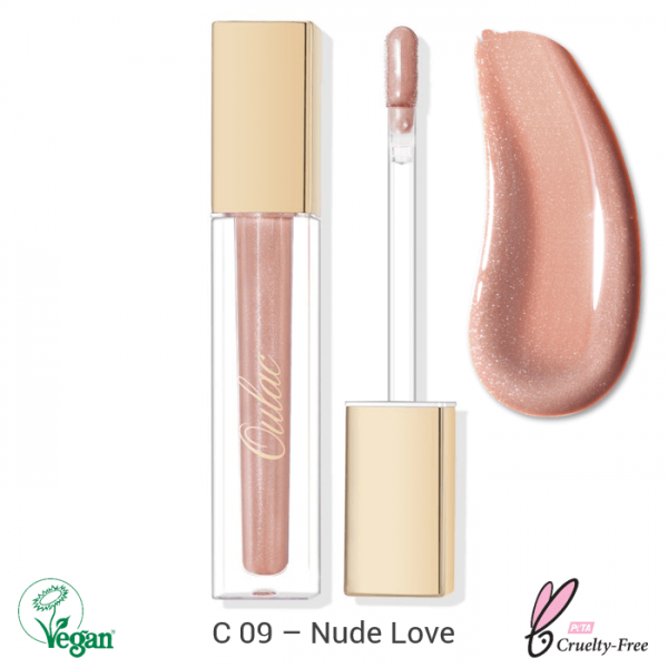 Oulac Crystal Shine lip-gloss 4.5ml No. C09 Nude Love