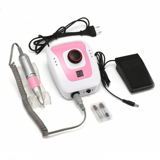 ND-604 - Artificial nail grinding machine - Pink (12 V 25 000 RPM)