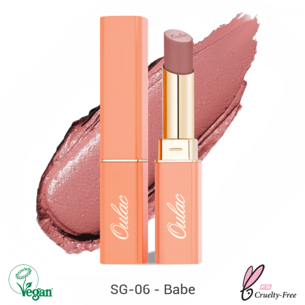 Oulac Sensual Glow Rich Creme Lipstick ajakrúzs 4g No. SG-06 Babe