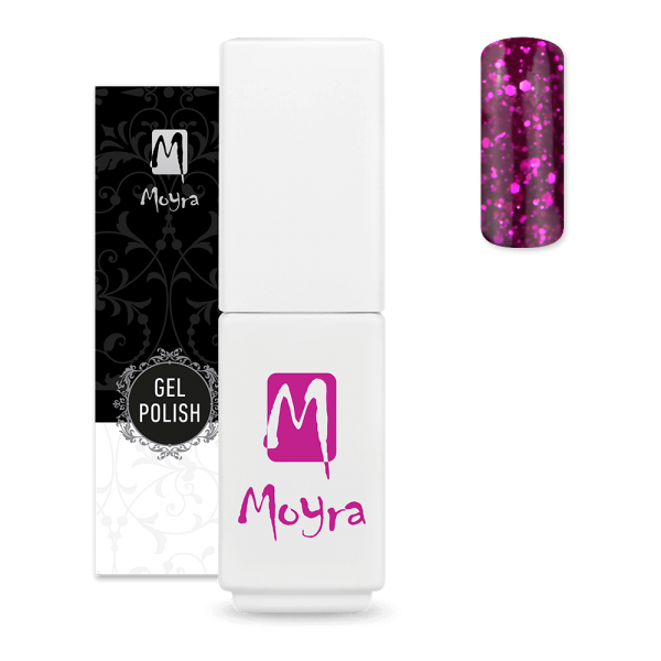 Moyra mini lakkzselé Glitter Mix kollekció 5,5 ml No.406