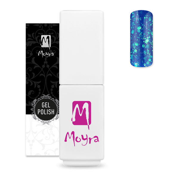 Moyra mini lakkzselé Glitter Mix kollekció 5,5 ml No.408
