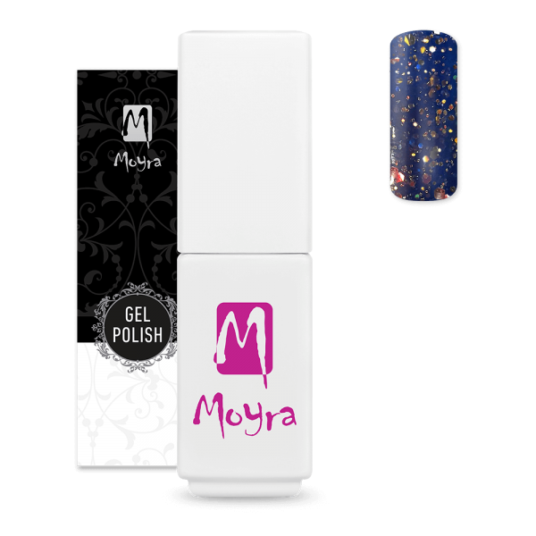 Moyra mini lakkzselé Glitter Mix kollekció 5,5 ml No.410