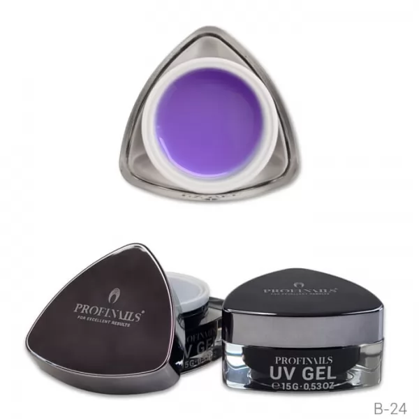 Profinails  Builder Gel LED/UV 15 g B-24 Clear Violet