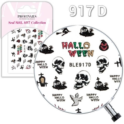 Profinails Seal Nail Art matrica 917D (Haloween)